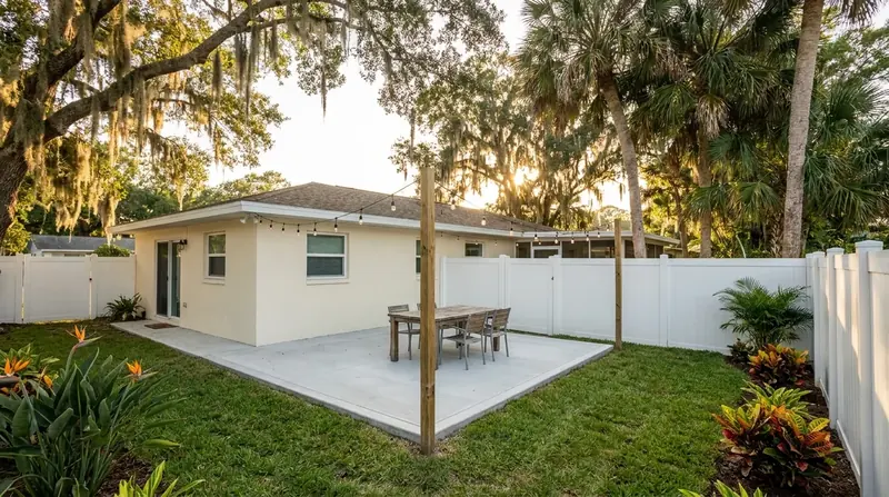 Concrete patio in Port Orange, FL