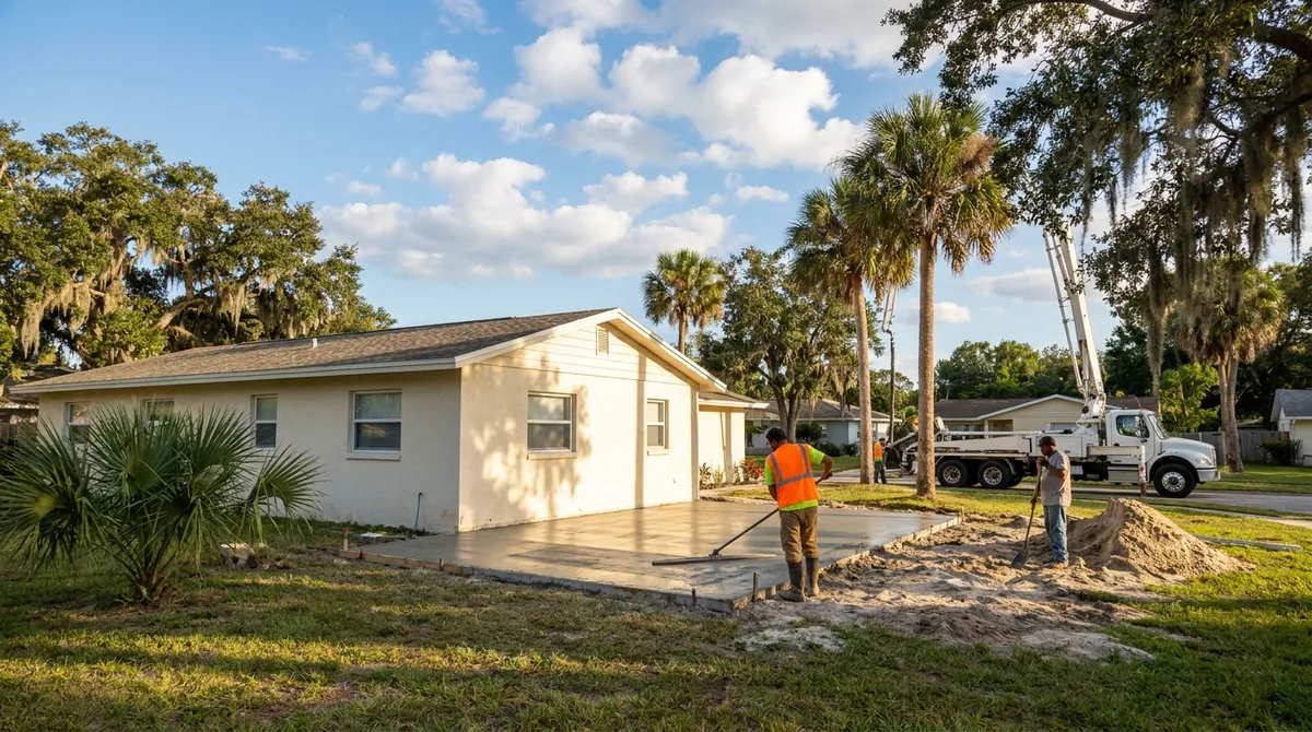Concrete work near Edgewater, FL