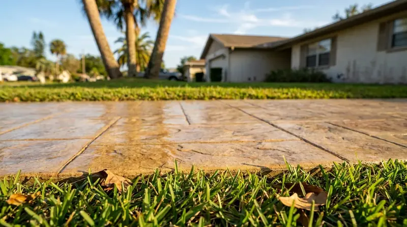 Stamped concrete in Port Orange, FL